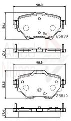 TAKAKIA ΚΑΙΝ. COMLINE ADB32234 CITROEN C4 PEUGEOT 308