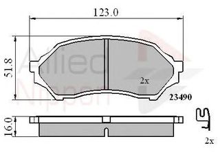 TAKAKIA ΚΑΙΝ. COMLINE ADB3817 MAZDA 323