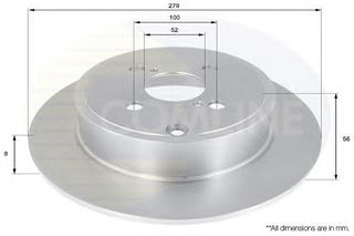 ΔΙΣΚΟΠΛΑΚΑ ΚΑΙΝ. COMLINE ADC01116 TOYOTA COROLLA