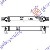 ΨΥΓΕΙΟ INTERC 1,3-1,4HDI-MJTD(540x85x ΚΑΙΝ. GBG 51790623 CITROEN  NEMO 08- FIAT  FIORINO/QUBO 08- PEUGEOT  BIPPER 08-