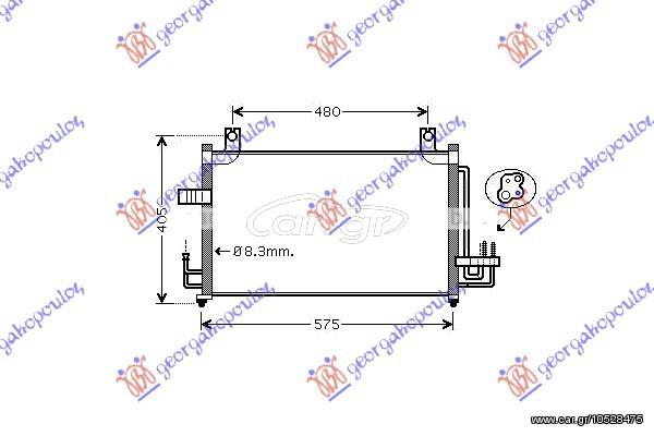 ΨΥΓΕΙΟ A/C 1,8i 8V-1,5i 16(53.5x34.5x ΚΑΙΝ. GBG 97606-FD100 KIA  RIO 02-05