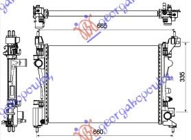 ΨΥΓΕΙΟ ΒΕΝΖ +/- Α/C (54x37,5) ΠΑΡ. ΔΙ ΚΑΙΝ. GBG 1300312 OPEL  ADAM 12- OPEL  CORSA D 06-15 OPEL  CORSA E 15-