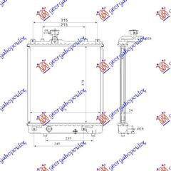 ΨΥΓΕΙΟ 1.0-1.2 (37.5x38)(ΟΥΓΓΑΡ)(ΑΝ.Κ ΚΑΙΝ. GBG 1300220 OPEL  AGILA 99-08 SUBARU  JUSTY G3X SUZUKI  IGNIS 00-08 SUZUKI  WAGON R 99-06