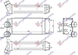 ΨΥΓΕΙΟ INTERC. 1,6 HDI (30x150x80) 09 ΚΑΙΝ. GBG 0384.N9 CITROEN  C4 04-11 CITROEN  C4 11-15 CITROEN  DS4 11-15 PEUGEOT  3008 09-13 PEUGEOT  3008 13- PEUGEOT  308 08-14 PEUGEOT  5008 10-13 PEUGEOT  50