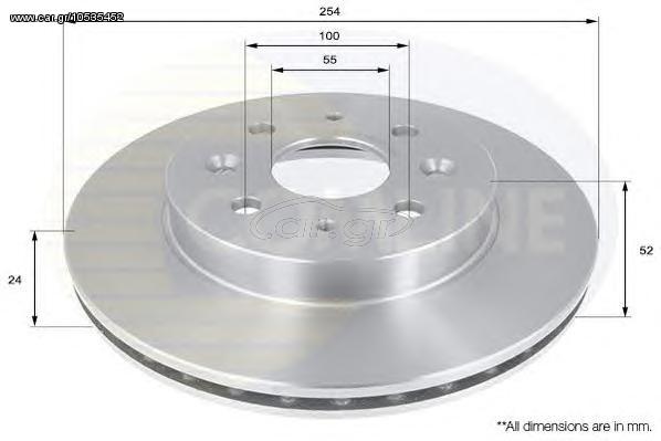 ΔΙΣΚΟΠΛΑΚΑ ΚΑΙΝ. COMLINE ADC1058V KIA RIO