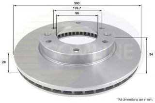 ΔΙΣΚΟΠΛΑΚΑ ΚΑΙΝ. COMLINE ADC1085V KIA CARNIVAL