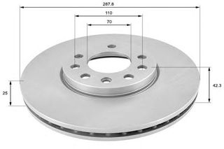 ΔΙΣΚΟΠΛΑΚΑ ΚΑΙΝ. COMLINE ADC1107V LOTUS 2 LOTUS ELISE LOTUS EUROPA LOTUS EXIGE OPEL CALIBRA OPEL VECTRA SAAB 900 SAAB 9-3 SAAB 9-5