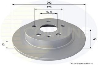 ΔΙΣΚΟΠΛΑΚΑ ΚΑΙΝ. COMLINE ADC1145 OPEL INSIGNIA SAAB 9-5 TOYOTA COROLLA