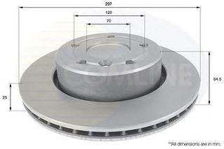 ΔΙΣΚΟΠΛΑΚΑ ΚΑΙΝ. COMLINE ADC1306V LAND ROVER RANGE