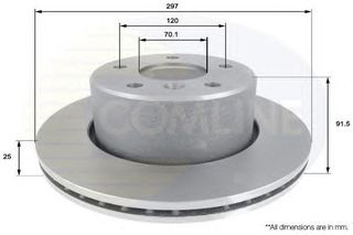 ΔΙΣΚΟΠΛΑΚΑ ΚΑΙΝ. COMLINE ADC1320V LAND ROVER DISCOVERY