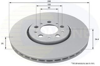 ΔΙΣΚΟΠΛΑΚΑ ΚΑΙΝ. COMLINE ADC1420V AUDI A1 AUDI A3 SEAT CORDOBA SEAT IBIZA SEAT LEON SEAT TOLEDO SKODA FABIA SKODA OCTAVIA SKODA RAPID SKODA ROOMSTER VW BORA VW GOLF VW NEW VW POLO