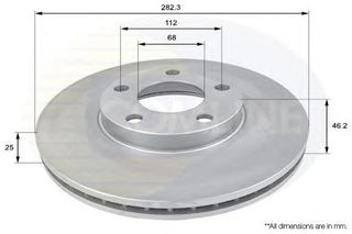 ΔΙΣΚΟΠΛΑΚΑ ΚΑΙΝ. COMLINE ADC1425V VW PASSAT