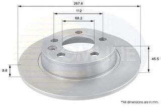 ΔΙΣΚΟΠΛΑΚΑ ΚΑΙΝ. COMLINE ADC1429 FORD GALAXY SEAT ALHAMBRA VW SHARAN