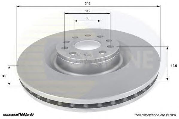 ΔΙΣΚΟΠΛΑΚΑ ΚΑΙΝ. COMLINE ADC1469V AUDI A3 SEAT LEON SKODA SUPERB VW CC VW EOS VW GOLF VW PASSAT VW SCIROCCO