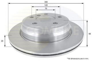 ΔΙΣΚΟΠΛΑΚΑ ΚΑΙΝ. COMLINE ADC1776V BMW 3 BMW 4