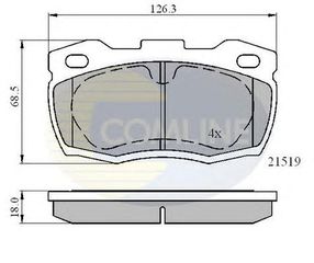 TAKAKIA ΚΑΙΝ. COMLINE CBP01052 LAND ROVER DEFENDER