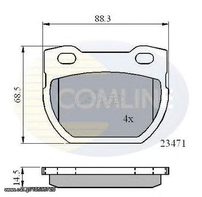 TAKAKIA ΚΑΙΝ. COMLINE CBP01078 LAND ROVER DEFENDER