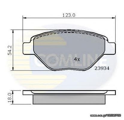 TAKAKIA ΚΑΙΝ. COMLINE CBP01159 RENAULT MEGANE