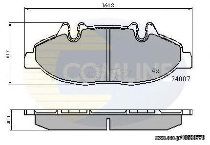 TAKAKIA ΚΑΙΝ. COMLINE CBP01305 MERCEDES-BENZ VIANO MERCEDES-BENZ VITO