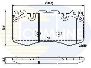 TAKAKIA ΚΑΙΝ. COMLINE CBP02211 LAND ROVER RANGE