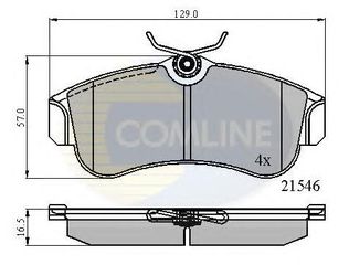 TAKAKIA ΚΑΙΝ. COMLINE CBP0566 NISSAN ALMERA NISSAN PRIMERA