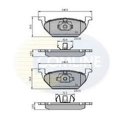 TAKAKIA ΚΑΙΝ. COMLINE CBP0889 AUDI A1 AUDI A3 SEAT CORDOBA SEAT IBIZA SEAT LEON SEAT Mii SEAT TOLEDO SKODA CITIGO SKODA FABIA SKODA OCTAVIA SKODA RAPID SKODA ROOMSTER VW BORA VW FOX VW GOLF VW NEW VW