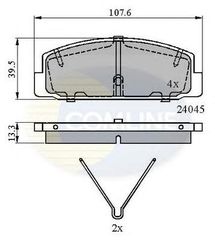 TAKAKIA ΚΑΙΝ. COMLINE CBP0986 MAZDA 323 MAZDA 6 MAZDA 626 MAZDA PREMACY MAZDA RX