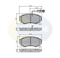 TAKAKIA ΚΑΙΝ. COMLINE CBP11040 CITROEN JUMPER FIAT DUCATO PEUGEOT BOXER