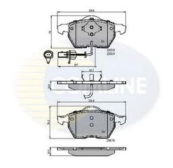 TAKAKIA ΚΑΙΝ. COMLINE CBP11542 AUDI A4 AUDI A6 SEAT EXEO SKODA SUPERB VW PASSAT