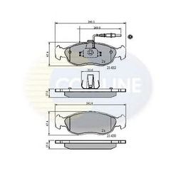 TAKAKIA ΚΑΙΝ. COMLINE CBP1570 CITROEN SAXO CITROEN XSARA PEUGEOT 106 PEUGEOT 306