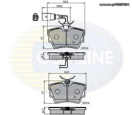 TAKAKIA ΚΑΙΝ. COMLINE CBP1874 SEAT ALHAMBRA VW TRANSPORTER