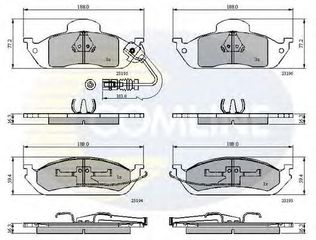 TAKAKIA ΚΑΙΝ. COMLINE CBP1911 MERCEDES-BENZ M-CLASS