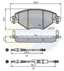 TAKAKIA ΚΑΙΝ. COMLINE CBP21120 CITROEN C5