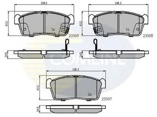 TAKAKIA ΚΑΙΝ. COMLINE CBP31113 DAIHATSU CHARADE DAIHATSU COPEN DAIHATSU CUORE DAIHATSU SIRION DAIHATSU TREVIS NISSAN PIXO SUBARU JUSTY SUZUKI ALTO SUZUKI CARRY SUZUKI CELERIO SUZUKI IGNIS