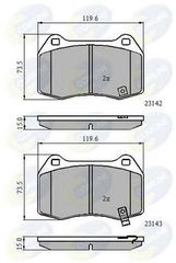 TAKAKIA ΚΑΙΝ. COMLINE CBP31258 HONDA CIVIC NISSAN 350