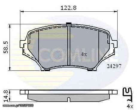 TAKAKIA ΚΑΙΝ. COMLINE CBP31631 MAZDA MX-5