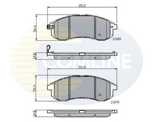 TAKAKIA ΚΑΙΝ. COMLINE CBP31749 CHRYSLER GRAND VOYAGER MITSUBISHI L200