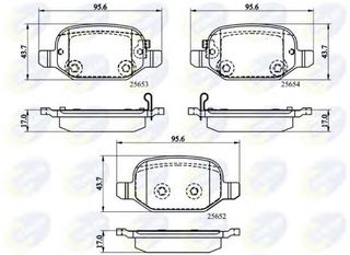 TAKAKIA ΚΑΙΝ. COMLINE CBP32139 FIAT 500L