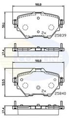 TAKAKIA ΚΑΙΝ. COMLINE CBP32234 CITROEN C4 PEUGEOT 308