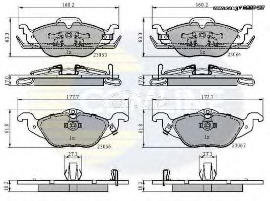 TAKAKIA ΚΑΙΝ. COMLINE CBP3584 OPEL ASTRA