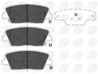 TAKAKIA ΚΑΙΝ. COMLINE CBP36009 HYUNDAI GENESIS HYUNDAI SANTA KIA SORENTO