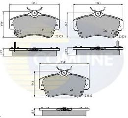 TAKAKIA ΚΑΙΝ. COMLINE CBP3894 CHRYSLER PT