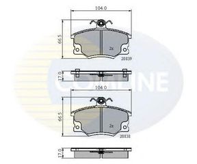 TAKAKIA ΚΑΙΝ. COMLINE CBP4137 ABARTH RITMO ALFA ROMEO 145 ALFA ROMEO 146 ALFA ROMEO 155 ALFA ROMEO SPIDER AUTOBIANCHI Y10 FIAT ARGENTA FIAT BARCHETTA FIAT PANDA FIAT PUNTO FIAT REGATA FIAT RITMO FIAT