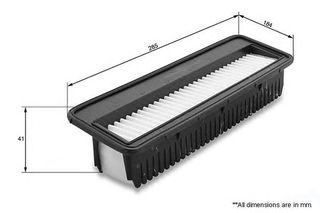 ΦΙΛΤΡΑ ΑΕΡΟΣ ΚΑΙΝ. COMLINE EAF747 HYUNDAI i10