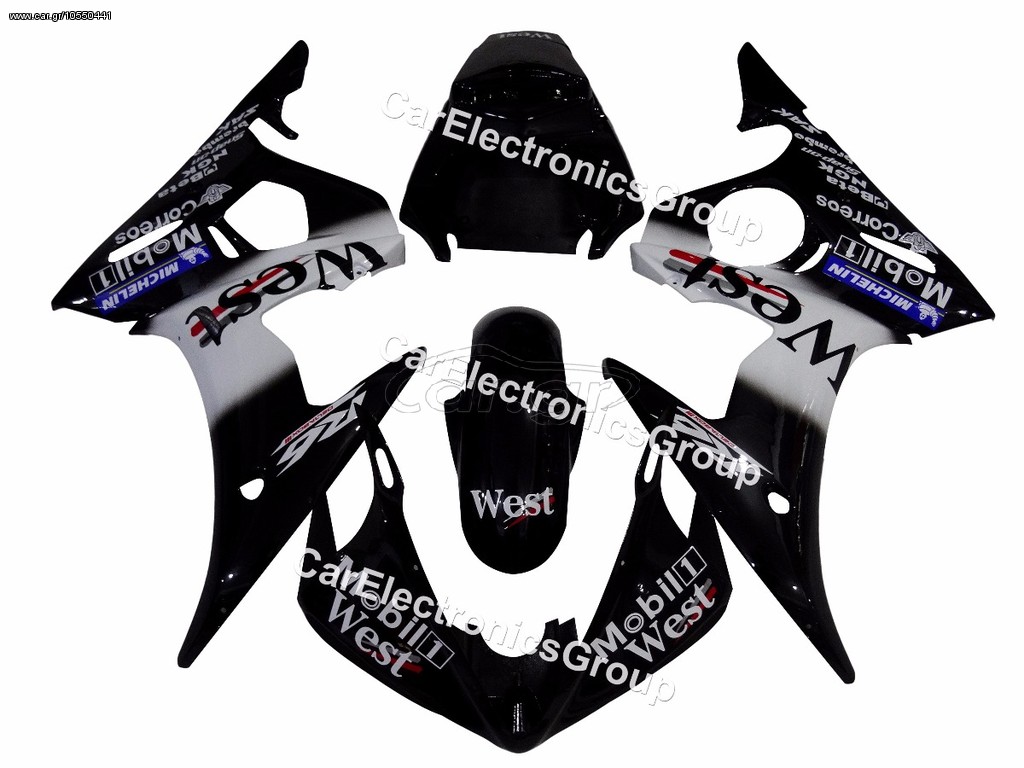 AfterMarket Ολόκληρο Κουστούμι για YAMAHA YZF-R6 2003-2004.