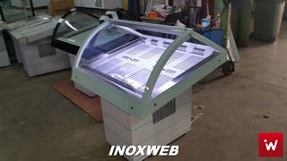 INOXWEB 2025-ΨΥΓΕΙΟ ΒΙΤΡΙΝΑ ΨΑΡΙΕΡΑ ΕΠΙΔΑΠΕΔΙΑ 102Χ92Χ120 ΕΚ 