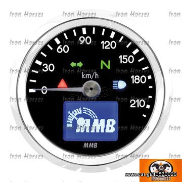 ΚΟΝΤΕΡ - ELECTRONIC 48MM SPEEDO BASIC, 220 KM/H