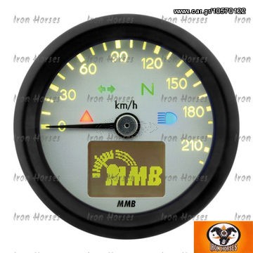 ΚΟΝΤΕΡ - ELECTRONIC 48MM SPEEDO BASIC, 220 KM/H