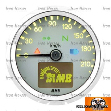 ΚΟΝΤΕΡ - ELECTRONIC 48MM SPEEDO BASIC, 220 KM/H