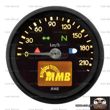 ΚΟΝΤΕΡ - ELECTRONIC 48MM SPEEDO BASIC, 220 KM/H